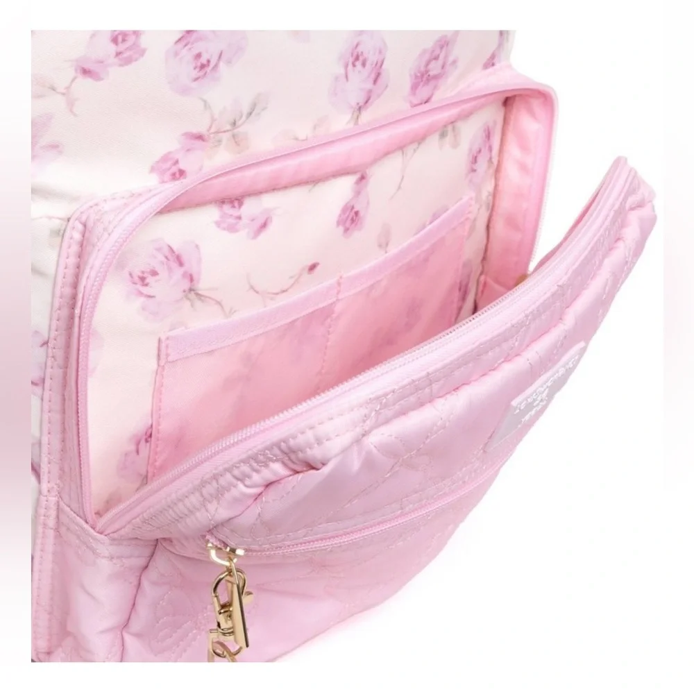 LoveShackFancy x yoobi Pink sterling dusk floral backpack